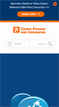 Mobile Screenshot of comopassaremconcurso.com.br